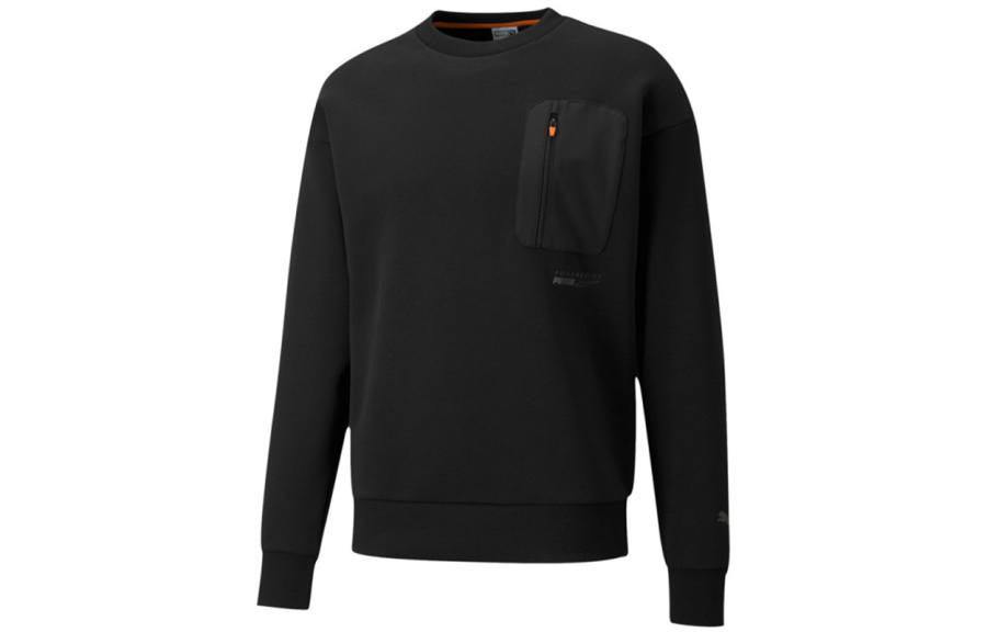 PUMA Protec.t Sweatshirts Men's Black Crew Neck Moderate Regular