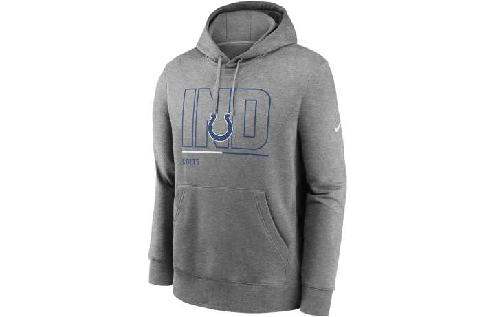 Nike Nike Sweatshirts Men's Gray Hooded Moderate Regular