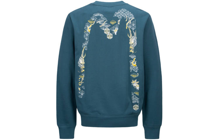 EVISU EVISU Sweatshirts Men's Crew Neck Moderate Heavyweight