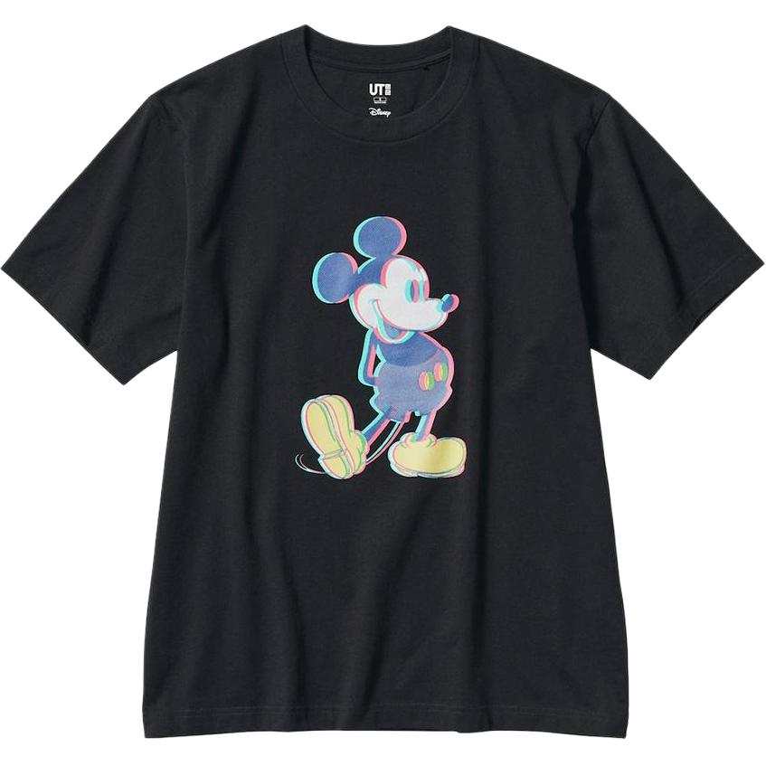 UNIQLO UT T Shirts Unisex Black Crew Neck Moderate