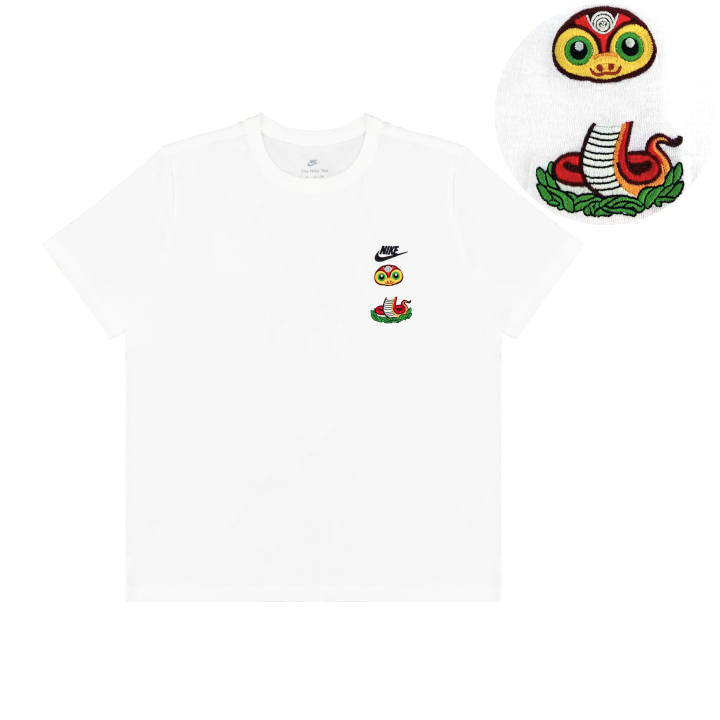 Nike Nike T Shirts Unisex White Crew Neck Moderate Straight Fit