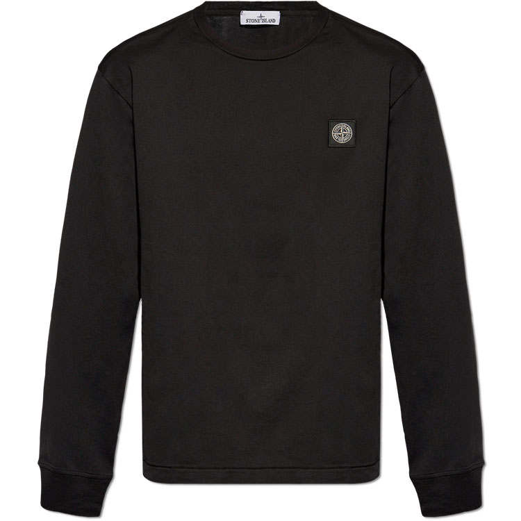 STONE ISLAND Compass appliqué Cotton Sweatshirt