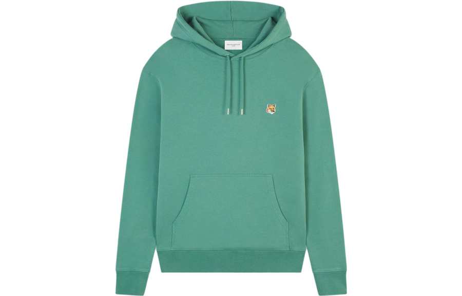 Maison Kitsune Maison Kitsune Fox Head Patch Drawstring Hoodie