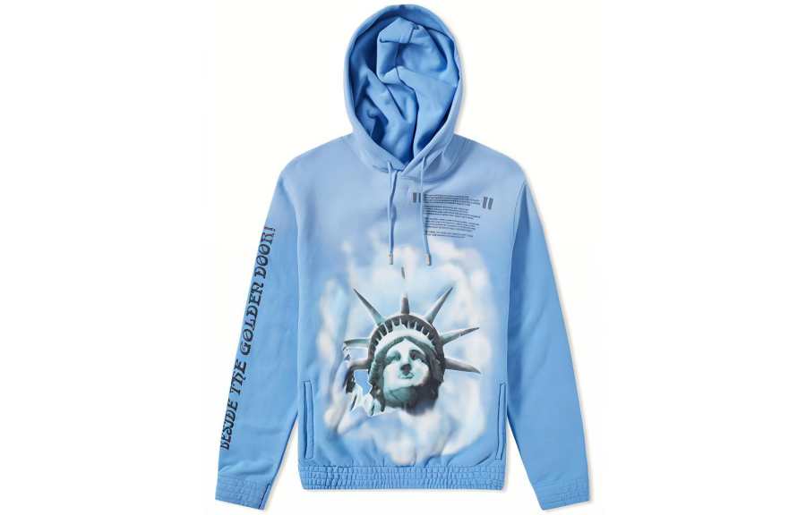 OFF-WHITE OFF WHITE SS20 Sweatshirt Men's Blue