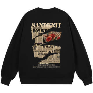 SandKnit Sweatshirts Unisex Crew Neck Moderate Regular