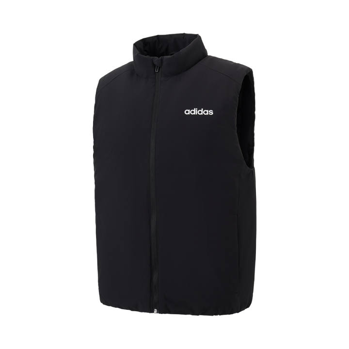 Adidas Adidas Vests Men's Black Stand Collar Moderate Other