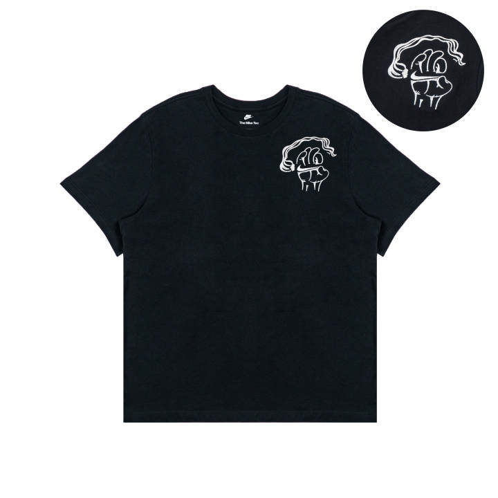 Nike Nike T Shirts Unisex Black Crew Neck Moderate Straight Fit