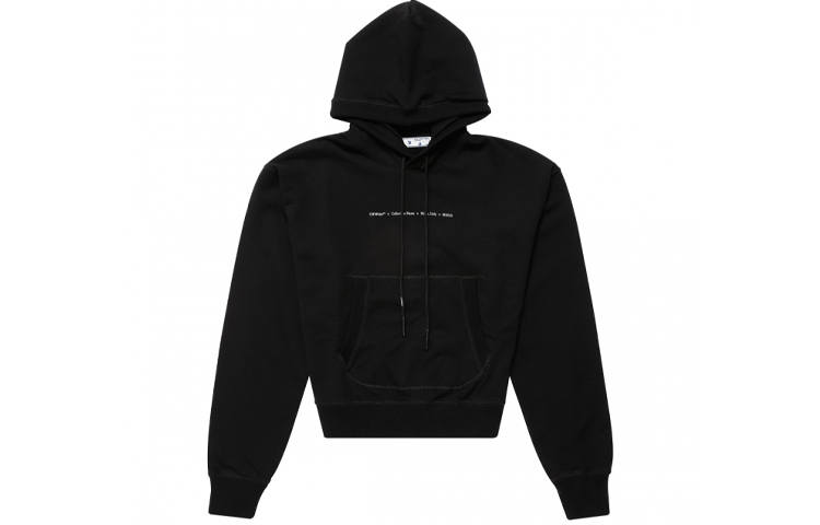 OFF-WHITE OFF WHITE Tornado Arrow Logo Hoodie