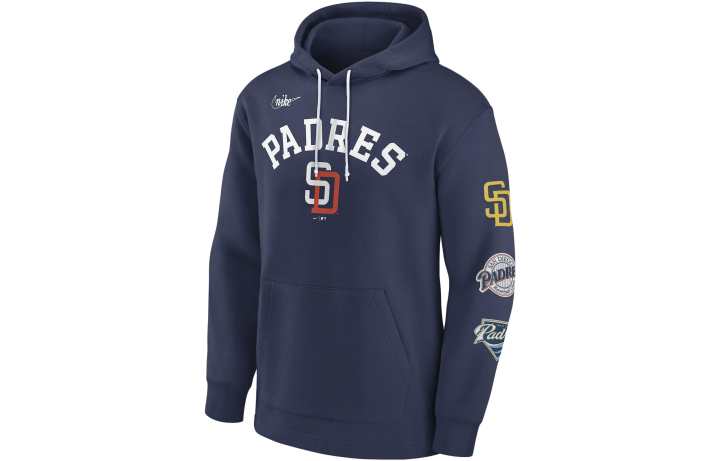 Nike Nike Sweatshirts Men's Blue Hooded Moderate Regular