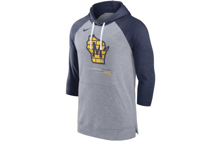 Nike Nike Patchwork Sweatshirt Men's Gray