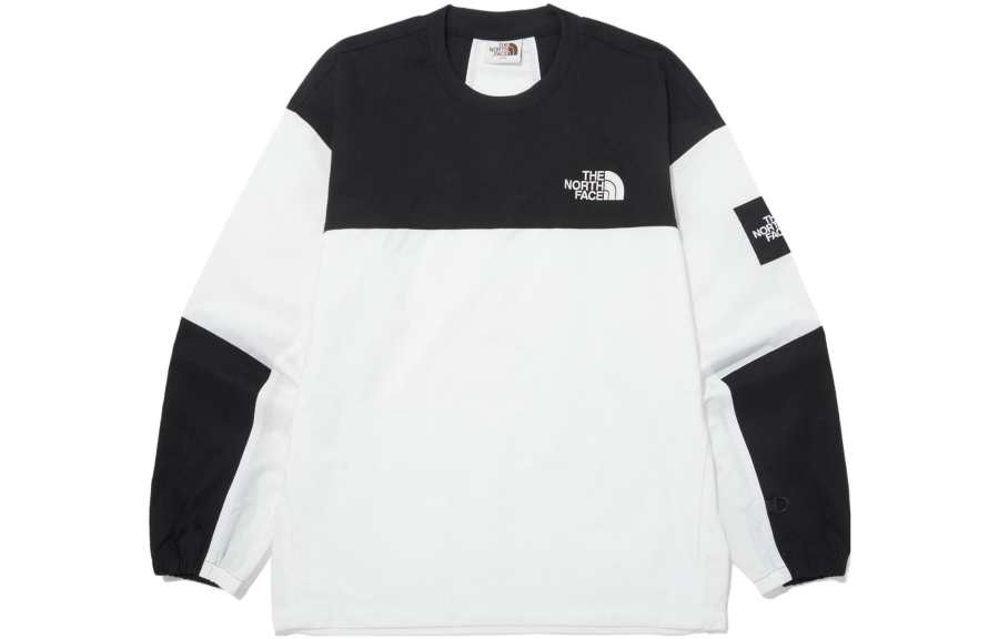 THE NORTH FACE Sweatshirts Unisex Black/White Crew Neck Moderate Regular