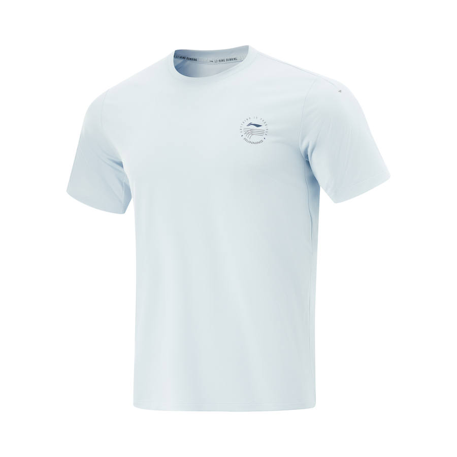 Li-Ning Li Ning Running Collection T Shirt Men's Folk Blue