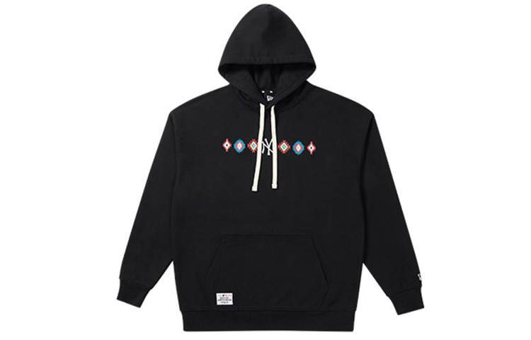 New Era Sweatshirts Unisex Black Hooded Moderate Regular