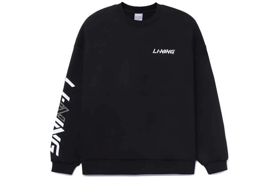 Li-Ning Li Ning Training Collection Sports Fashion Collection Sweatshirt Men's Black
