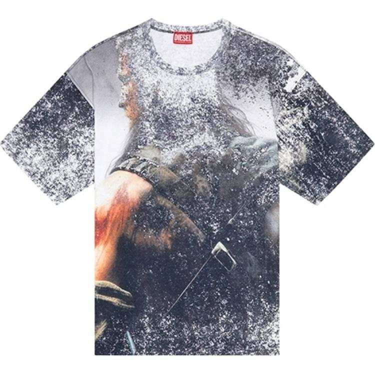 DIESEL T Shirt Men's Black White