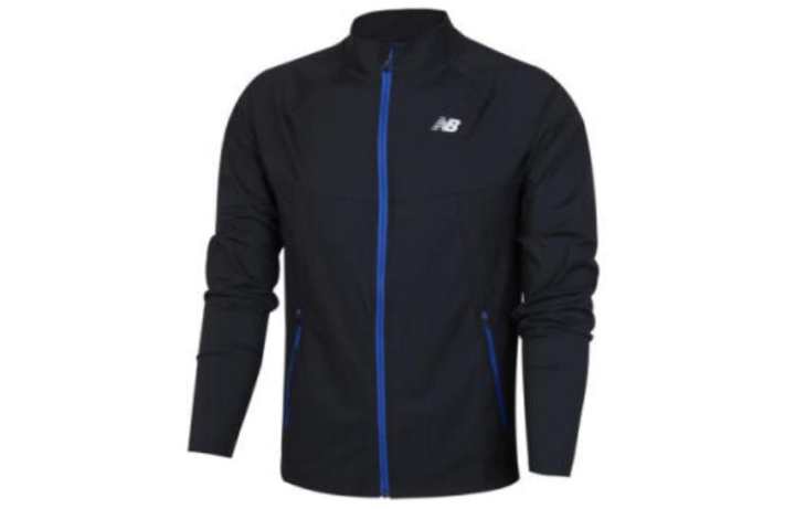 New Balance New Balance Sweatshirts Men's Black Stand Collar Moderate Mock Two Piece