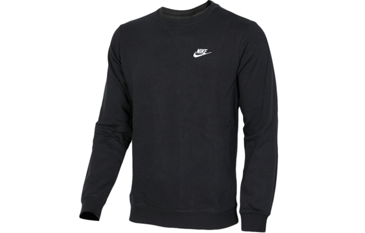 Nike Nike Sweatshirts Men's Black Crew Neck Moderate Regular
