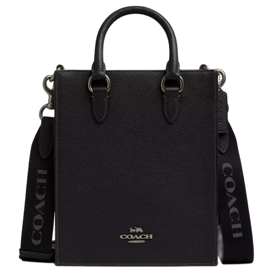 COACH COACH Dylan Leather One Shoulder Handbag Small Women's Black