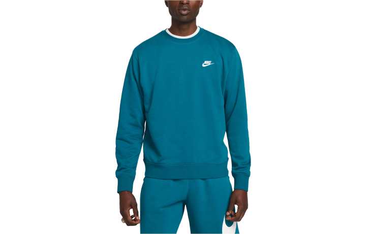 Nike Nike Sweatshirts Men's Blue Crew Neck Moderate Regular