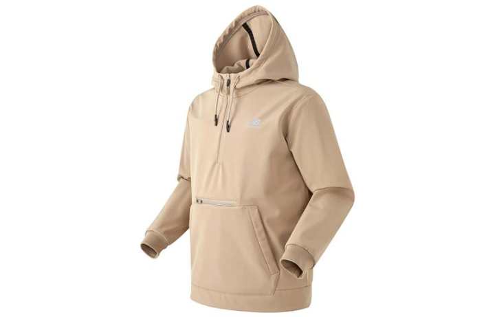 New Balance New Balance Sweatshirts Men's Brown Hooded Moderate Regular