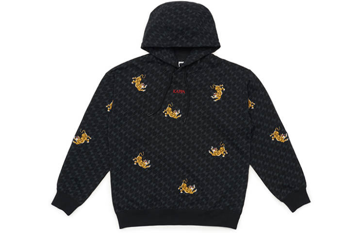 Kappa Year Of The Tiger Collection Sweatshirts Unisex Hooded Moderate Regular