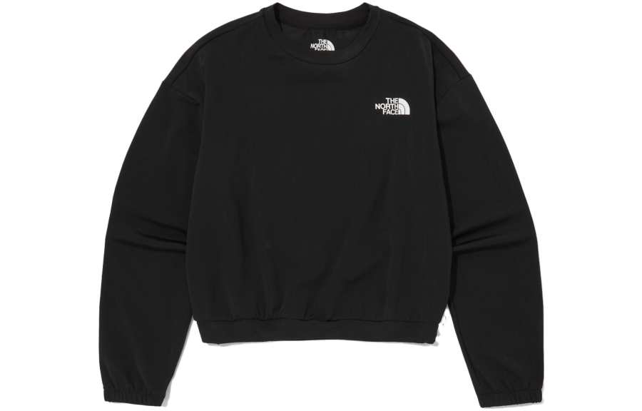 THE NORTH FACE Sweatshirts Men's Black Crew Neck Moderate Regular