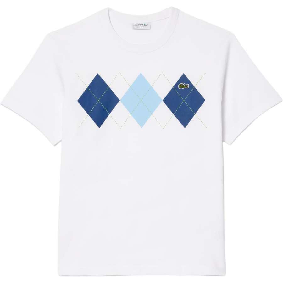 LACOSTE LACOSTE Geometric Print T shirt