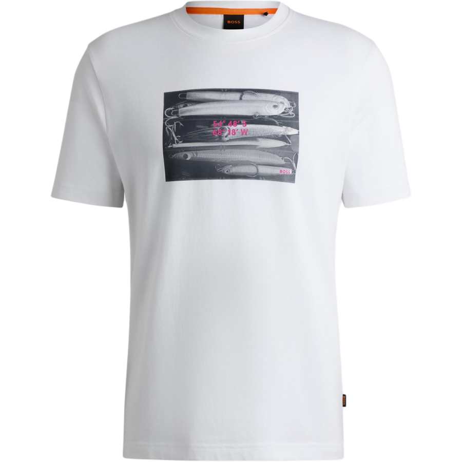 HUGO BOSS Boss Coordinate print Cotton T shirt