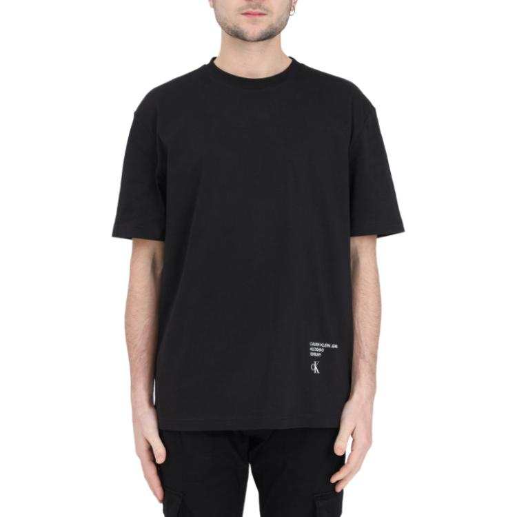 Calvin Klein Stacked Modern Metals Cotton T-shirt