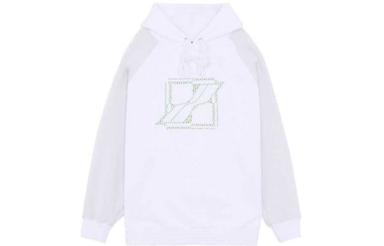 WE11DONE WE11DONE Sweatshirts Unisex White Hooded Moderate Regular