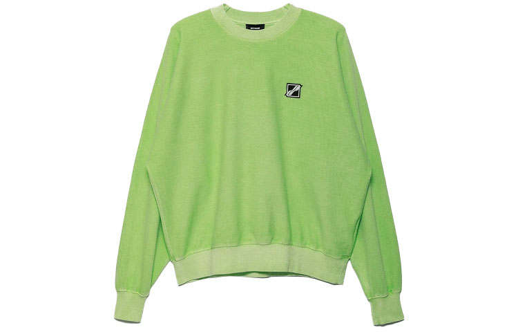 WE11DONE WE11DONE Sweatshirts Unisex Green Crew Neck Moderate Regular