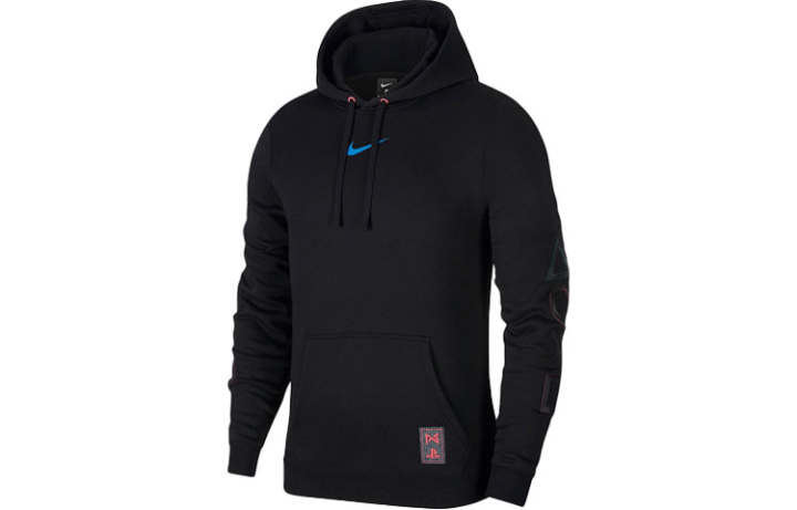 Nike Nike X PlayStation Sweatshirts Men's Black Hooded Moderate Regular