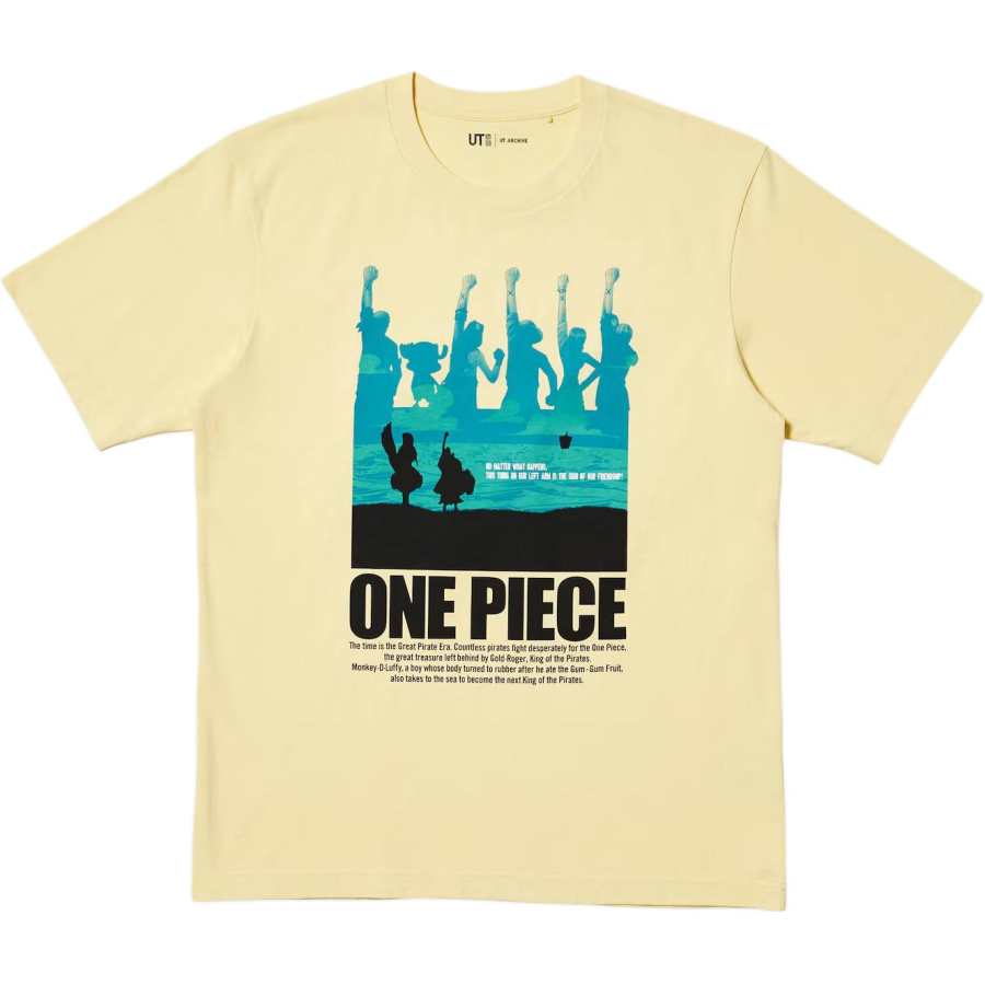 UNIQLO x HAIZEIWANG,LIANMINGKUAN SS25 T Shirt Men's Yellow