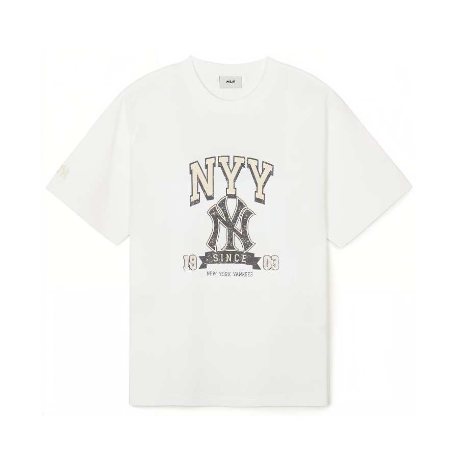 MLB MLB Drop Shoulder Sleeve T Shirt Unisex White
