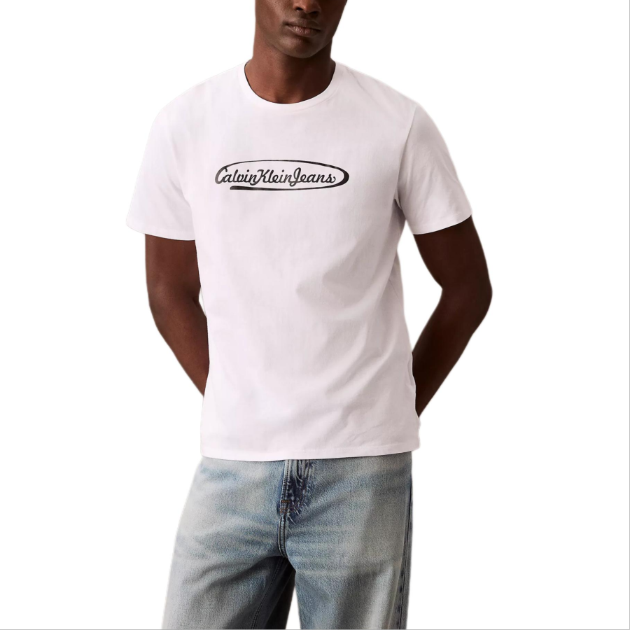 CALVIN KLEIN T Shirt Men's Bright White