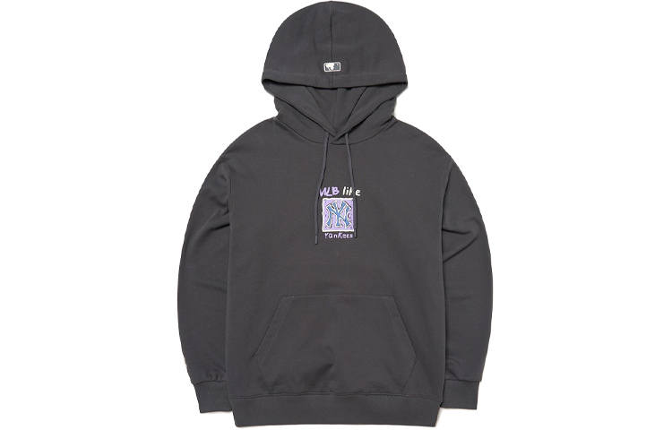 MLB MLB Sweatshirts Unisex Gray Hooded Moderate Regular