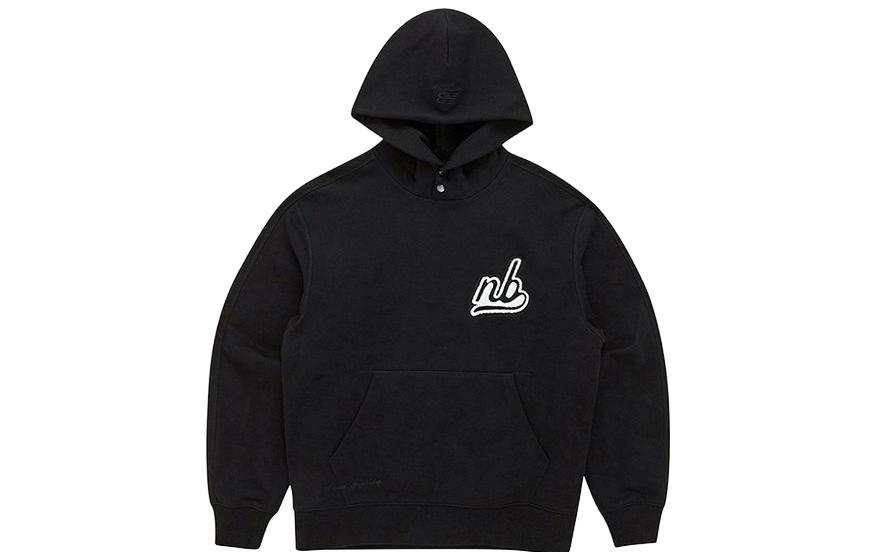New Balance New Balance Sweatshirts Men's Black Hooded Thickened Other