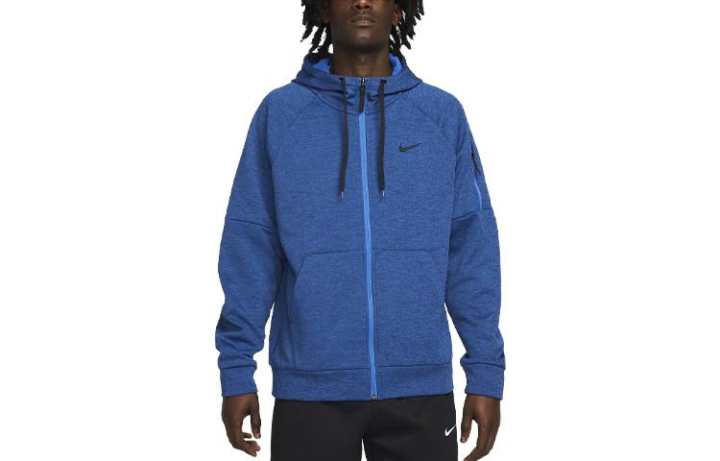 Nike Nike Sweatshirts Men's Blue Hooded Moderate Regular