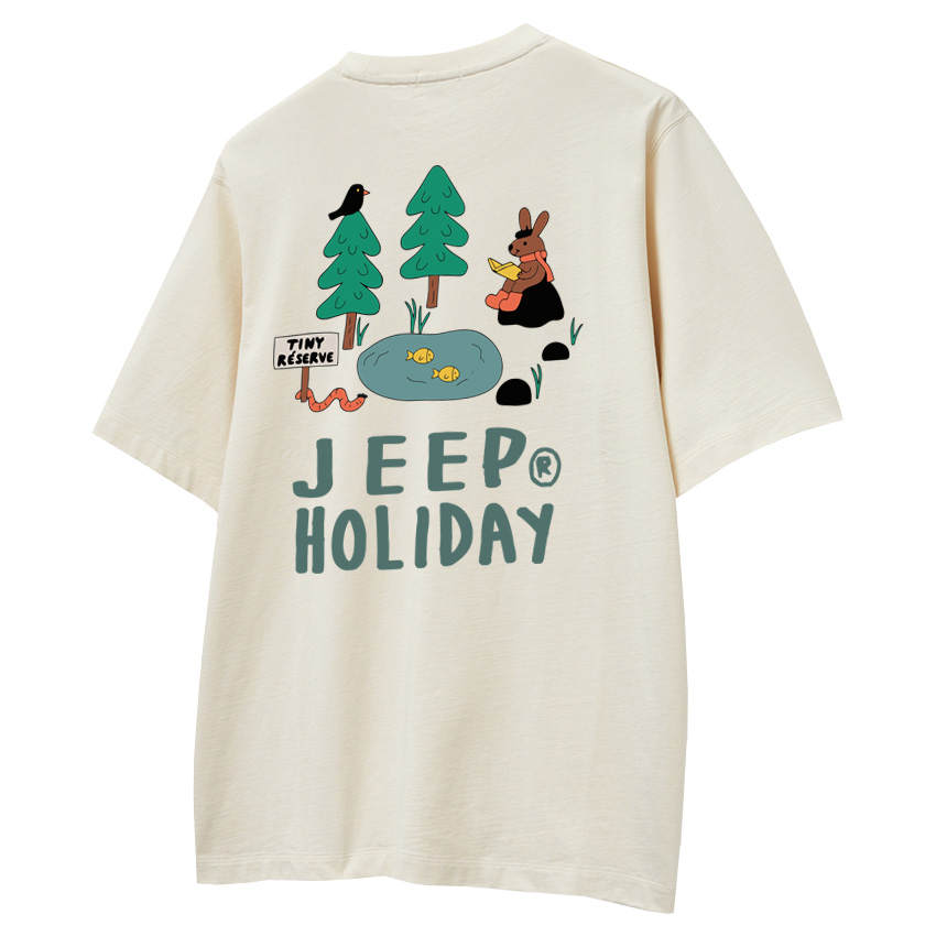 Jeep Lifestyle Drop Shoulder Sleeve T-Shirt Unisex