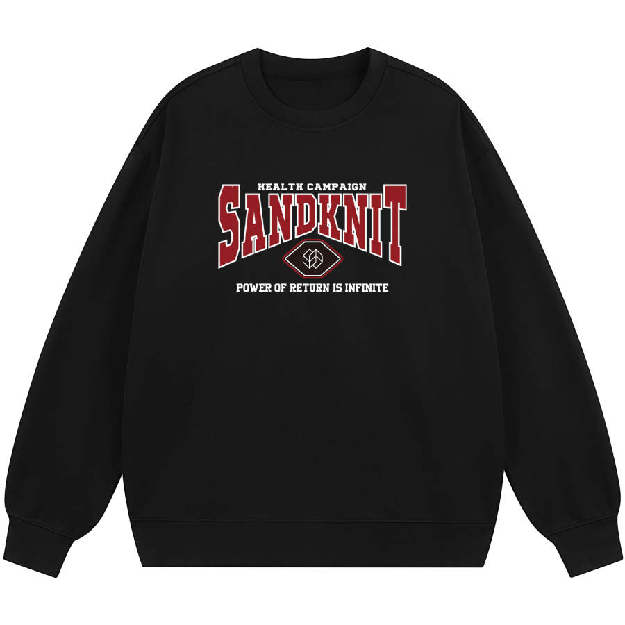 SandKnit Sweatshirts Unisex Crew Neck Moderate Regular