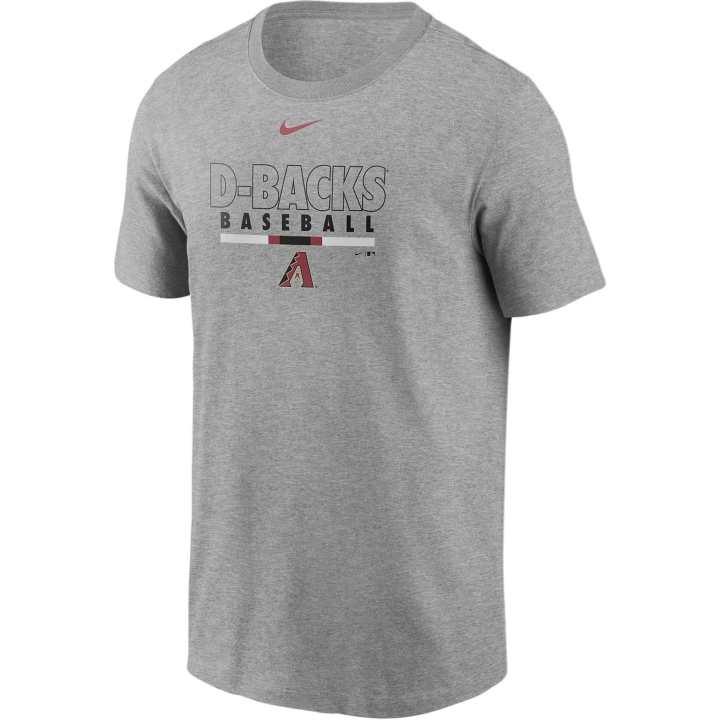 Nike Nike X MLB T Shirts Men's Gray Crew Neck Moderate Straight Fit