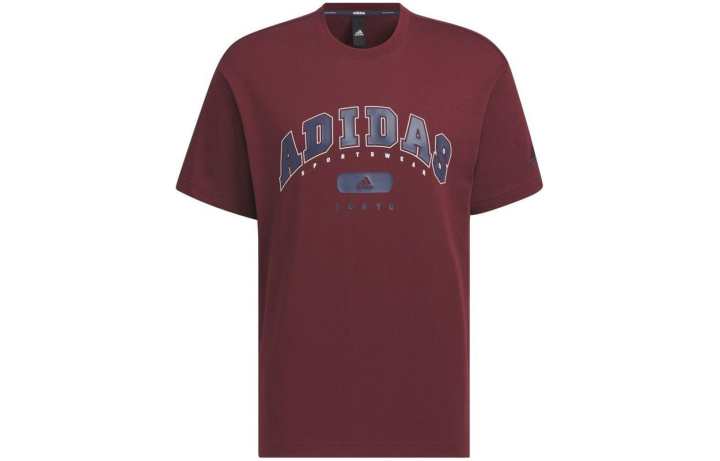 Adidas Adidas T-Shirt Unisex Wine-Colored