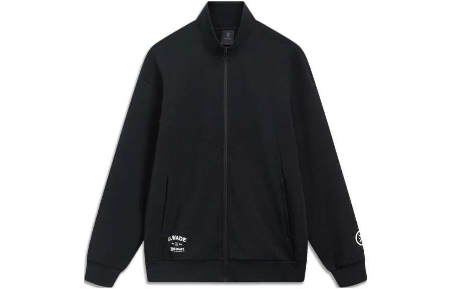 Li-Ning Li Ning Sweatshirts Men's Black Stand Collar Moderate