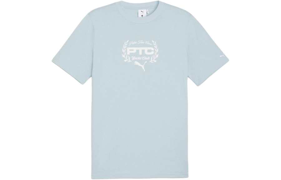 PUMA x Palm Tree Crew T Shirt Men's Light Blue