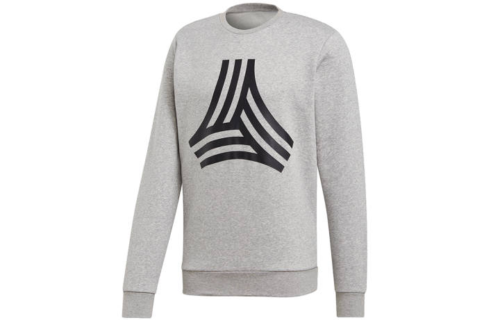 Adidas Adidas Sweatshirts Men's Gray Crew Neck Moderate Regular