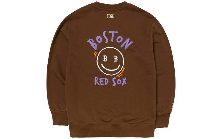 MLB MLB Sweatshirts Unisex Brown Crew Neck Moderate Regular