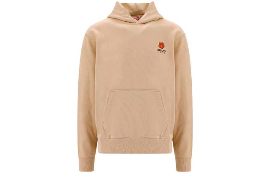 KENZO 【Replicated_PMPrevious Season】logo-embroidered cotton hoodie