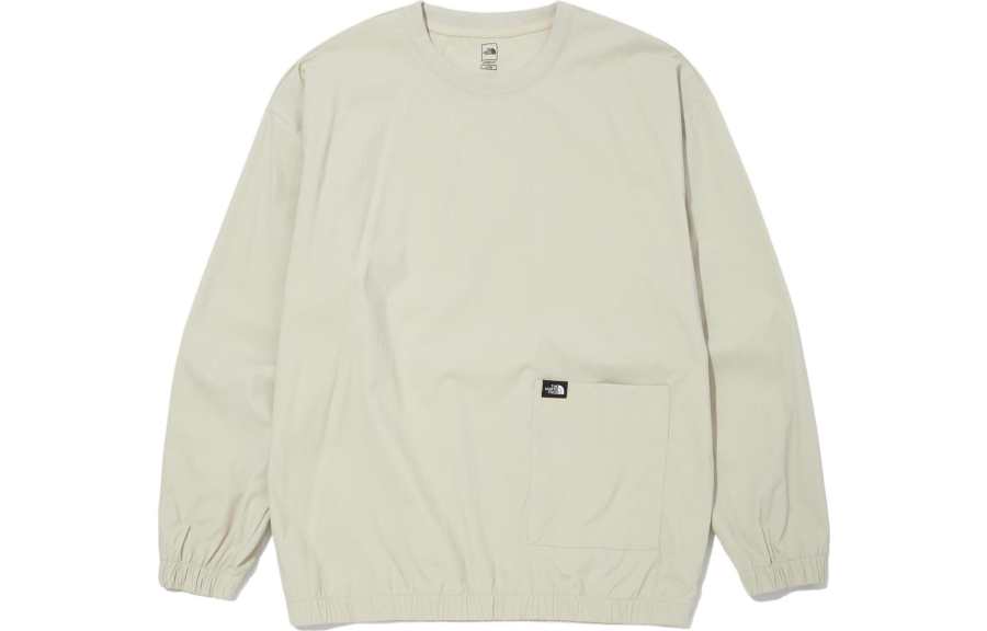 THE NORTH FACE Sweatshirts Men's Light Beige Crew Neck Moderate Other