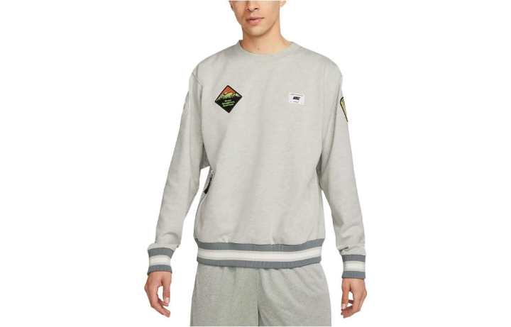 Nike Nike Sweatshirts Men's Gray Crew Neck Moderate Other