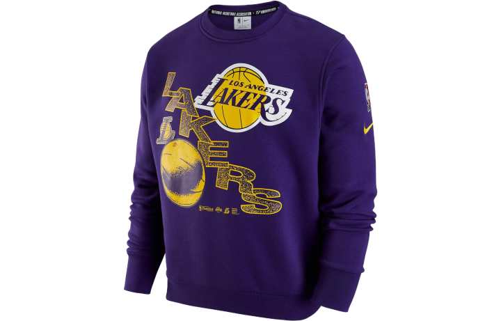 Nike Nike Los Angeles Lakers City Edition Team Fleece Crewneck